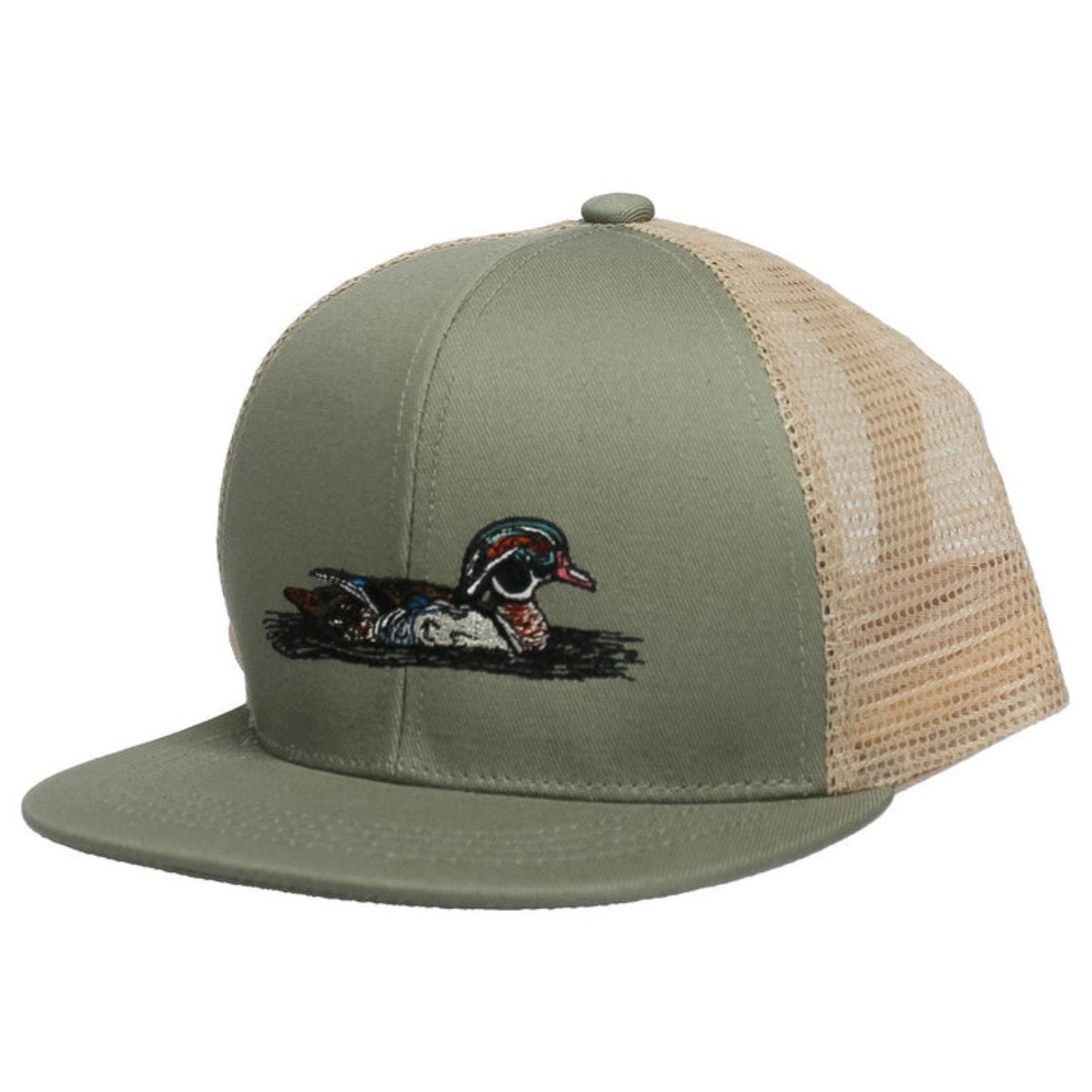 Properly Tied Boys Trucker Hat-Wood Duck