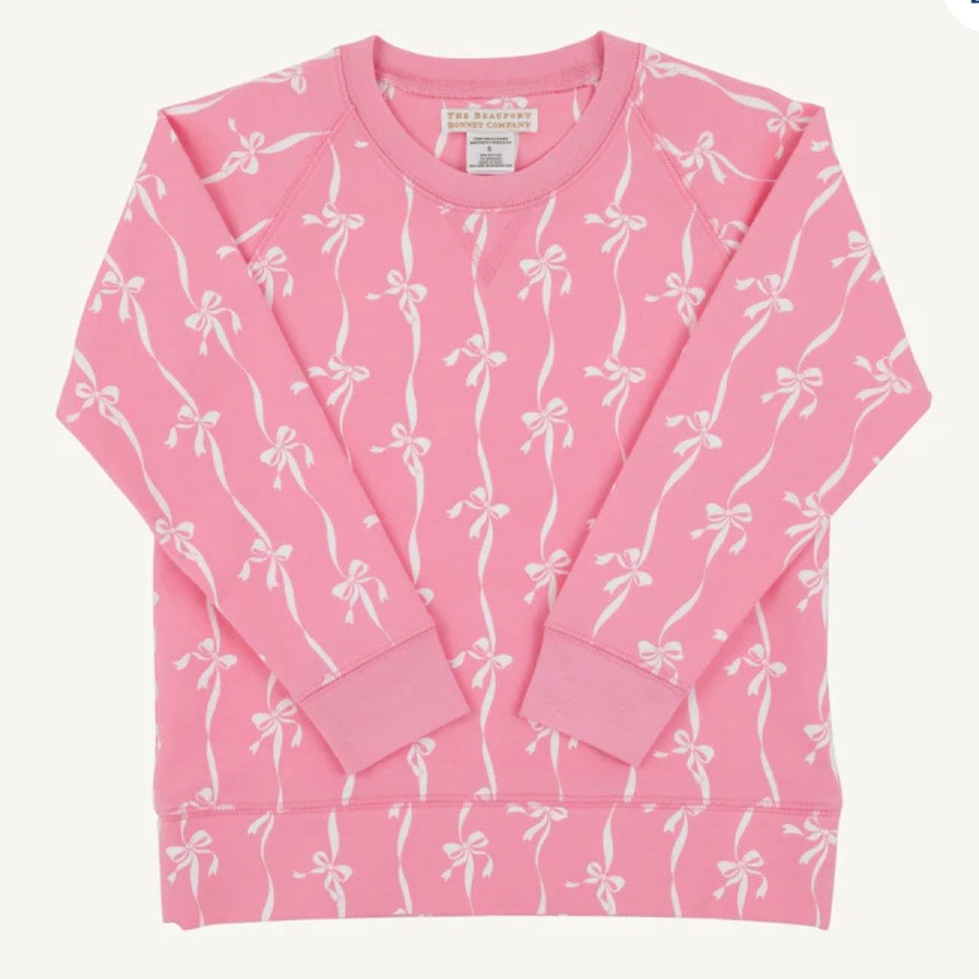 Beaufort Bonnet Girls Bell Court Bows Cassidy Comfy Crewneck