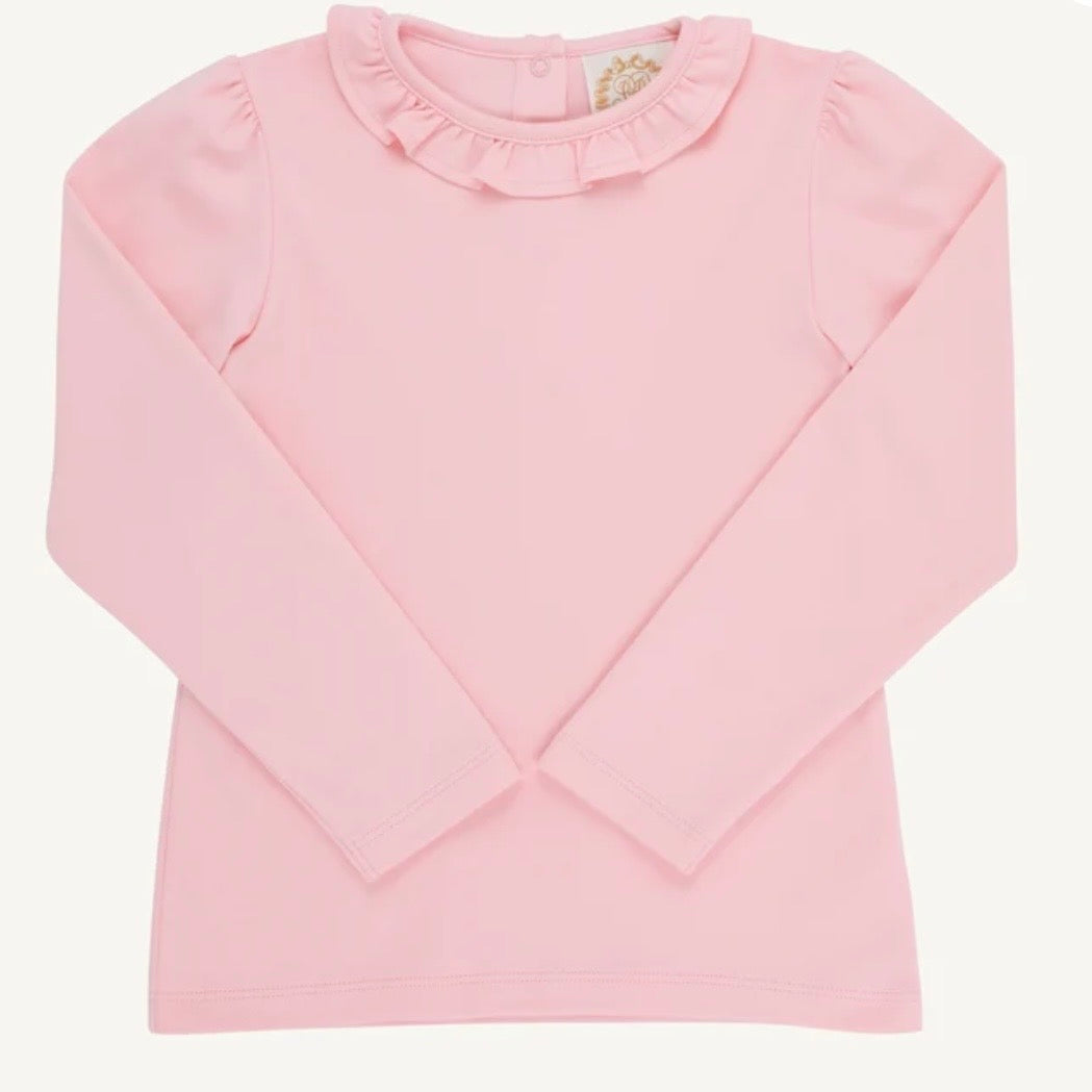Beaufort Bonnet Girls Sandpearl Pink Reece Ruffle Top