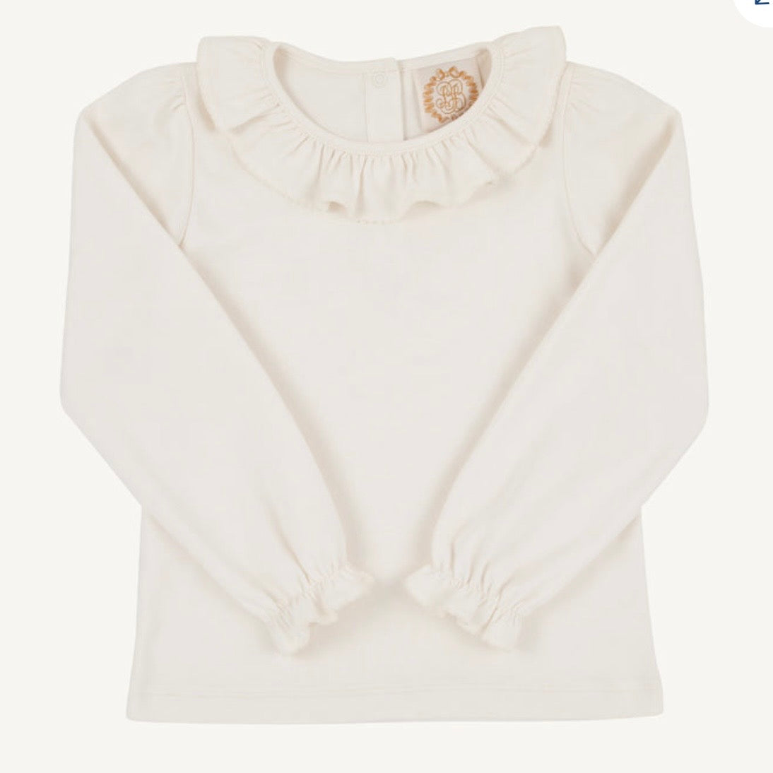 Beaufort Bonnet Girls Palmetto Pearl Ramona Ruffle Shirt