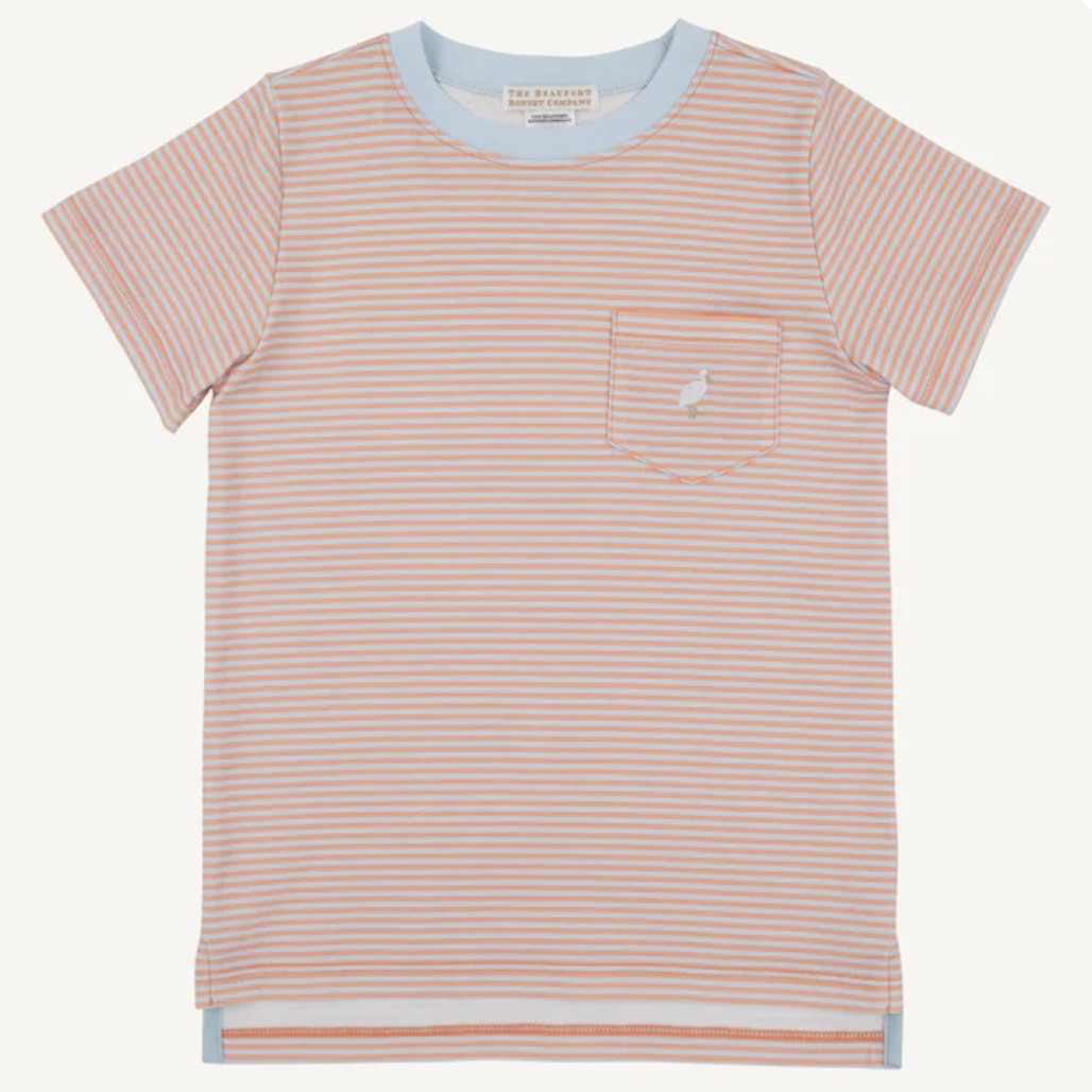 Beaufort Bonnet Boys Carter Crewneck-Seashore Sherbert