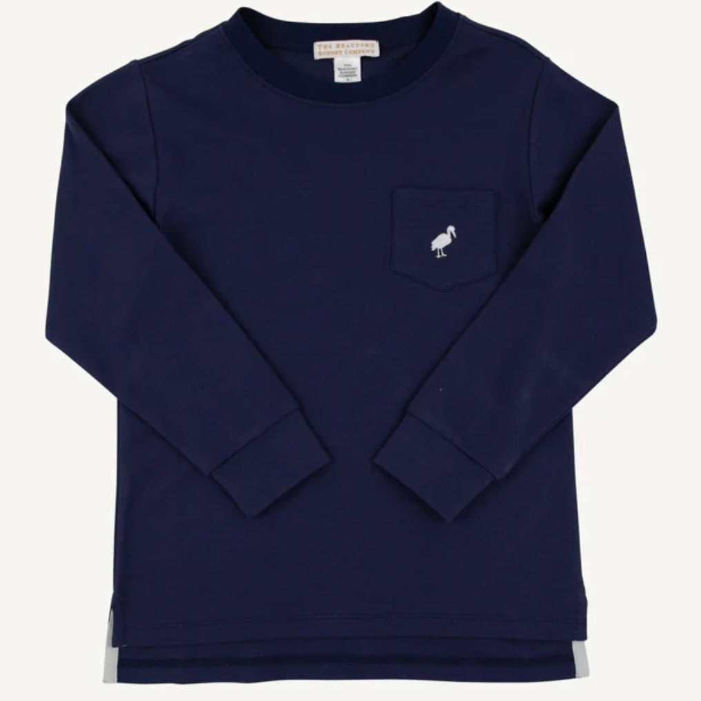 Beaufort Bonnet LS Carter Crewneck-Nantucket Navy