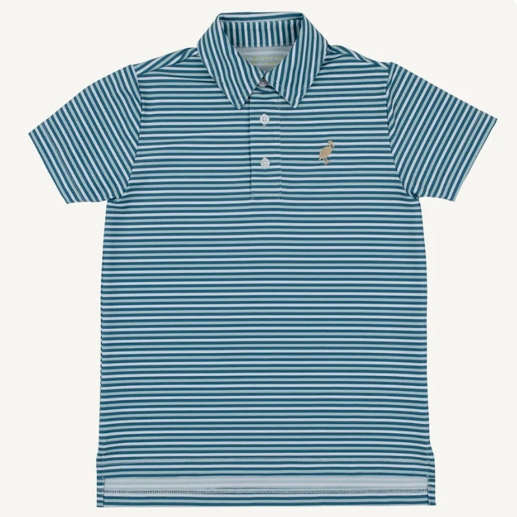 Beaufort Bonnet Boys Prepletic Prim and Proper Polo-Sumner County Stripe