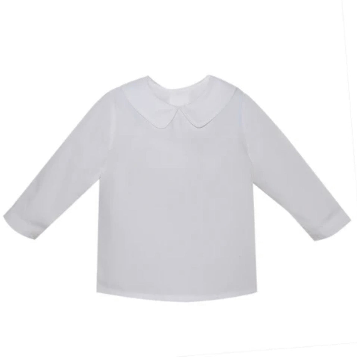 Remember Nguyen Boys LS White Piped Shirt
