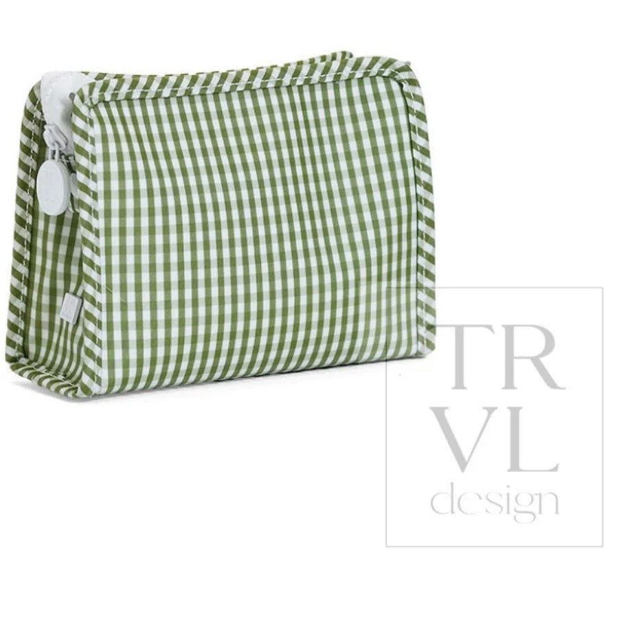 Trvl Design Small Roadie-Gingham moss