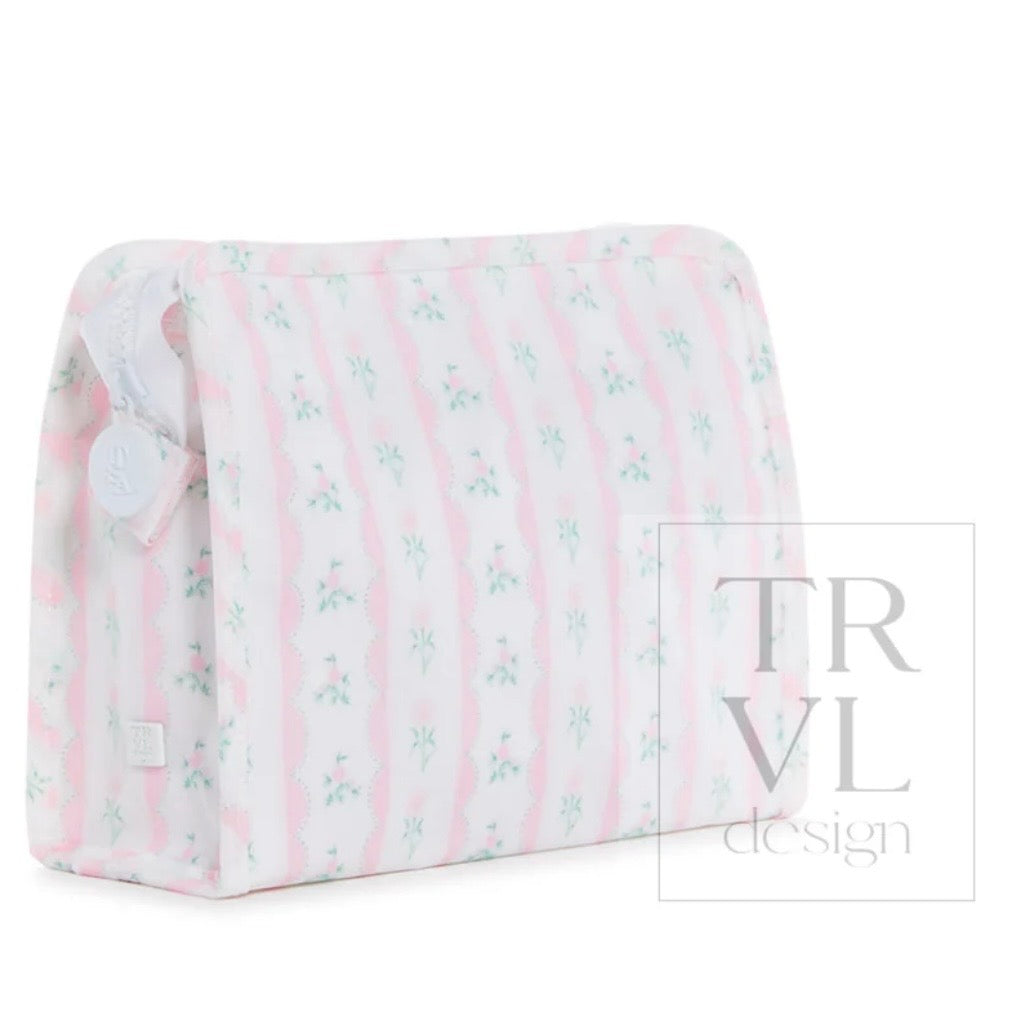 Trvl Design Medium Roadie-Ribbon Floral Pink