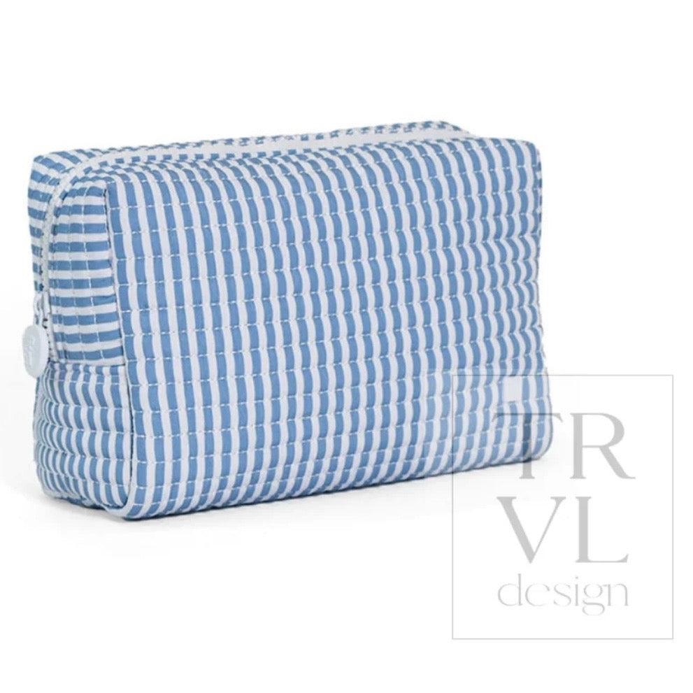 Trvl Design Quilted Everyday Bag-Chambray Pimlico Stripe