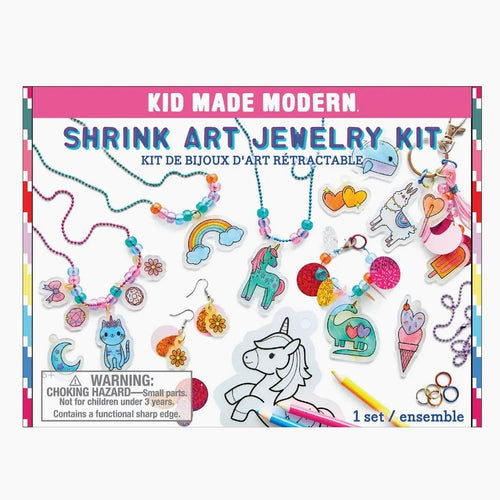 Kids Made Modern Shrink Art Jewelry Kit