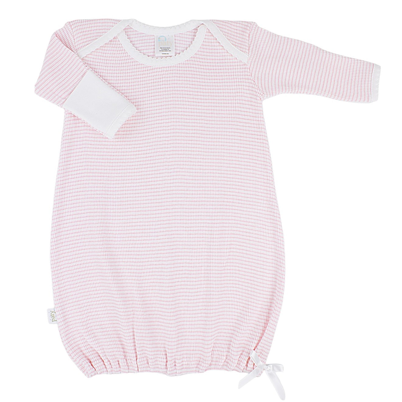 Paty Rib Knit Gown-Pink