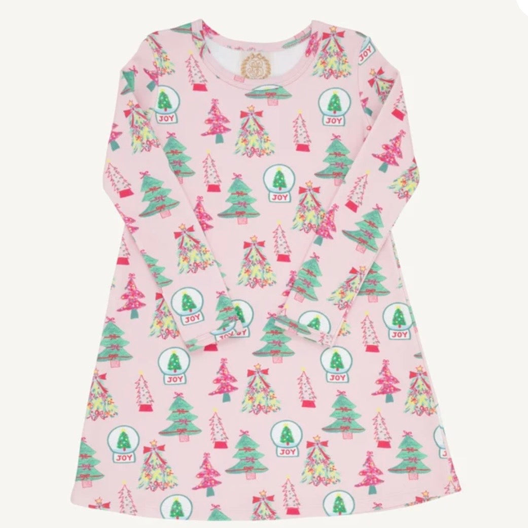 Beaufort Bonnet Girls Long Sleeve Polly Play Dress-Christmas Coloring Contest