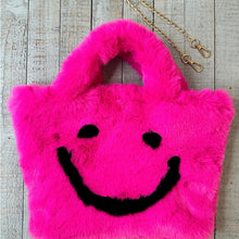 Sparkle Sister Couture Faux Fur Happy Bag-Two Fun Colors-Pink & Hot Pink