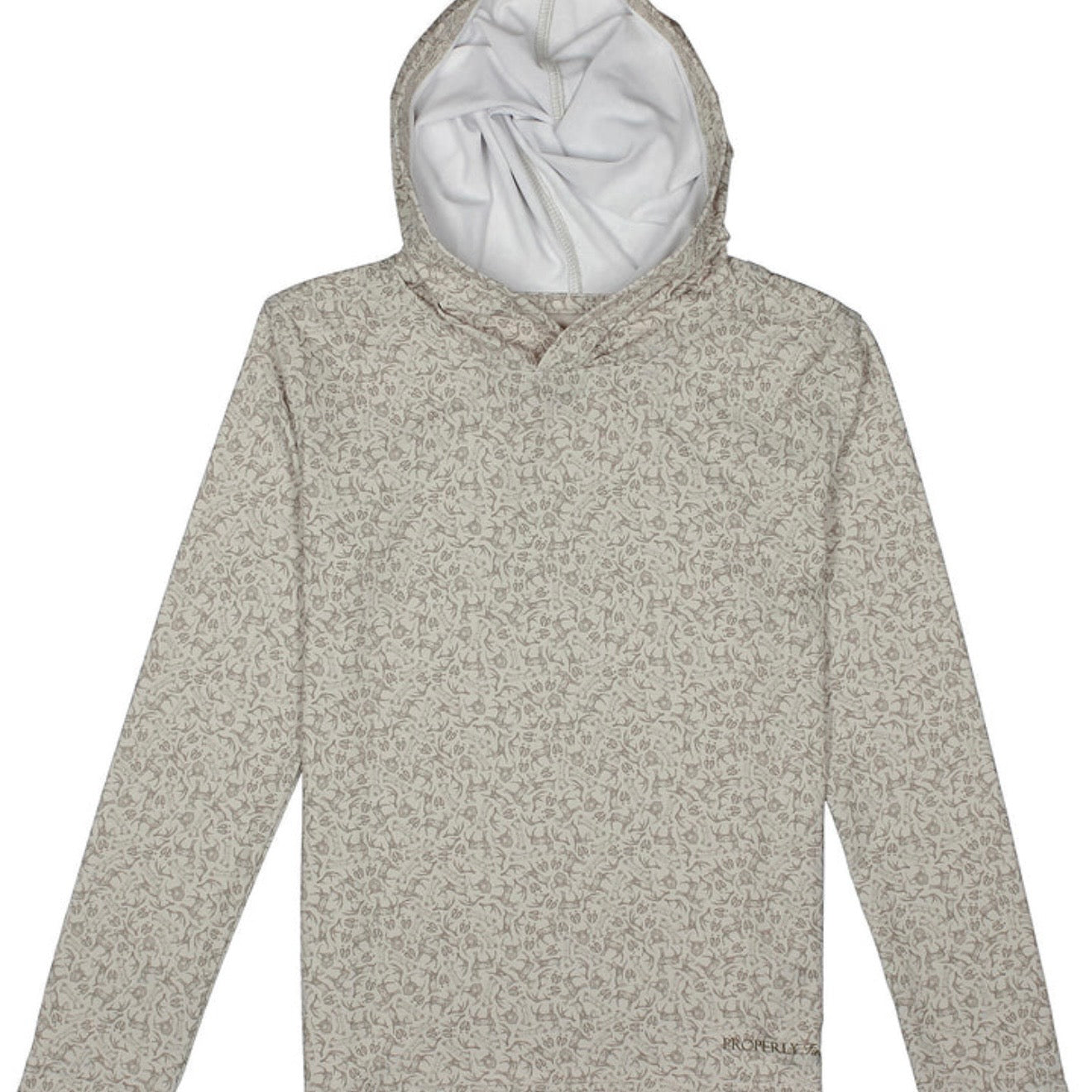 Properly Tied Boys Range Whitetail Hoodie
