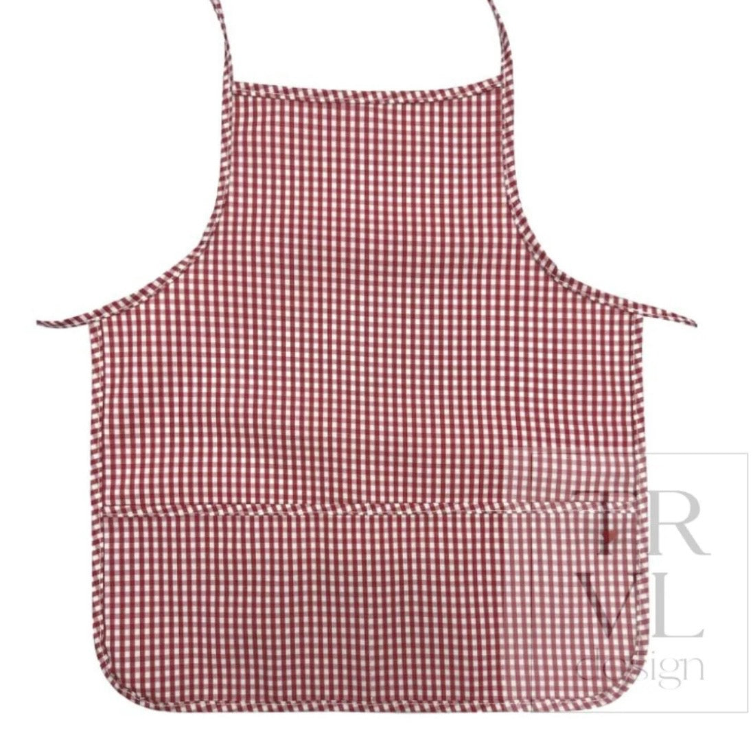 Trvl Design Apron-Gingham Red
