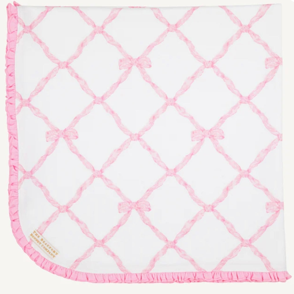 Beaufort Bonnet Baby Buggy Blanket-Belle Meade Bow