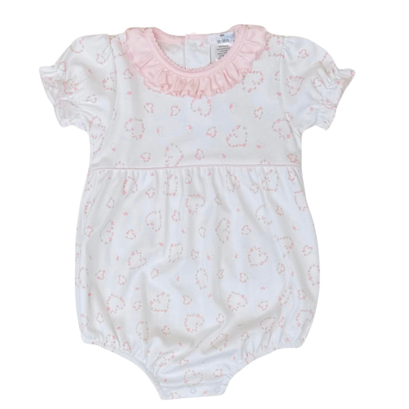 Baby Loren Girls Sweetheart Roses Bubble