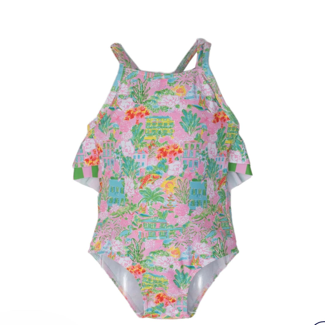 The Oaks Girls Charming Charleston Swimsuit