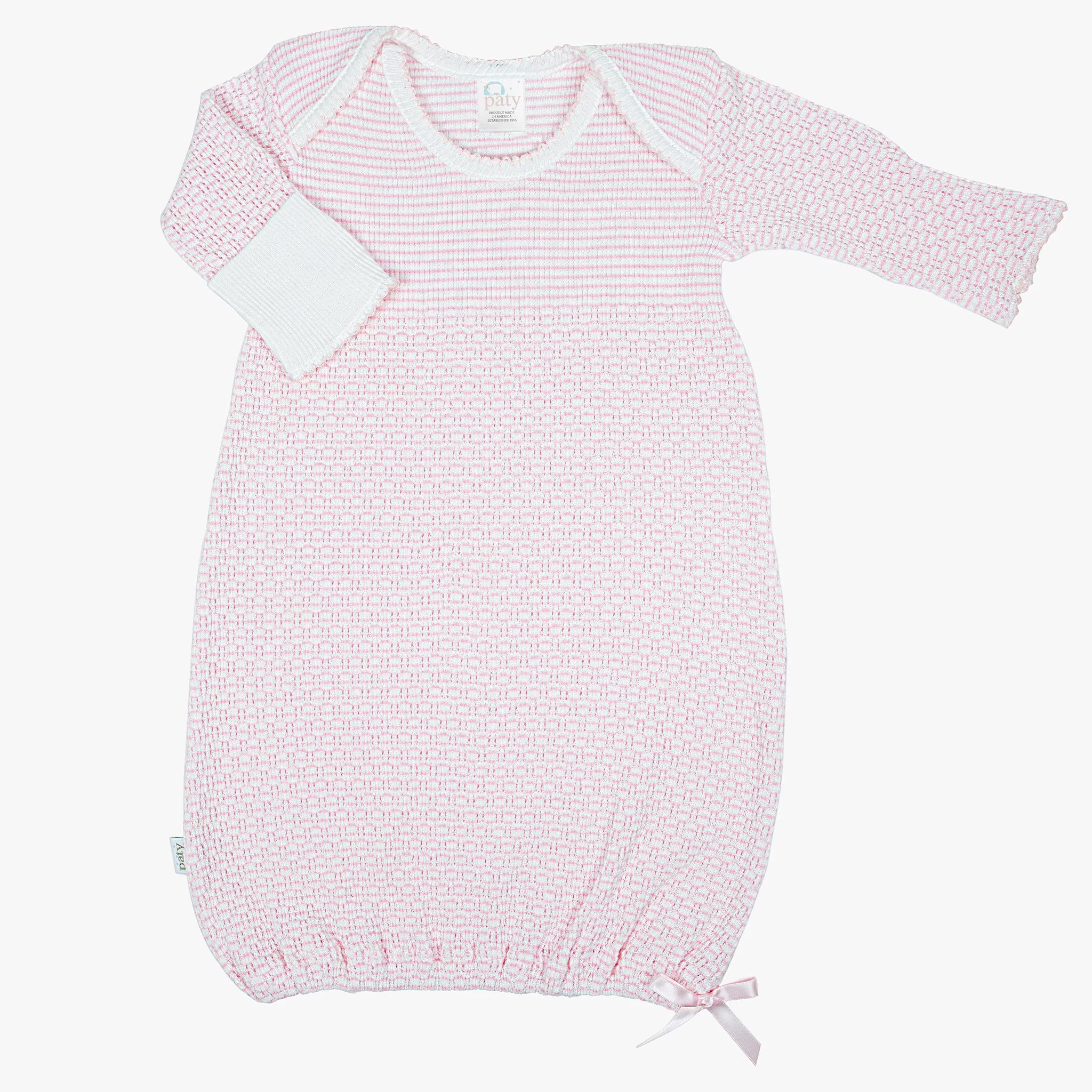 Paty Lap Shoulder Gown-Available in Solid Pink and Solid Blue