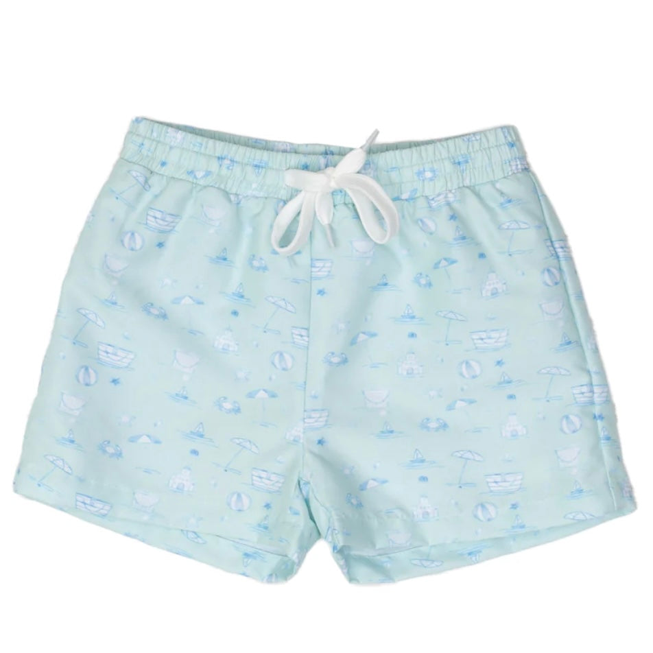 The Oaks Boys Beach Days Swim Trunks