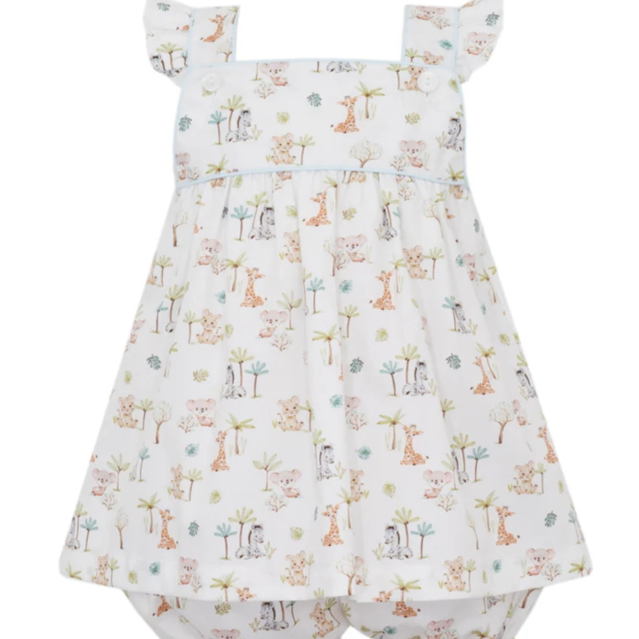 Petit Bebe Girls Safari Bloomer Set