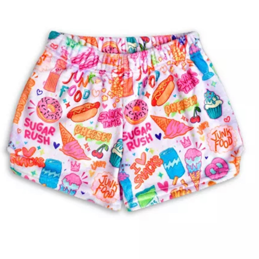 Iscream Girls Junk Food Plush Shorts