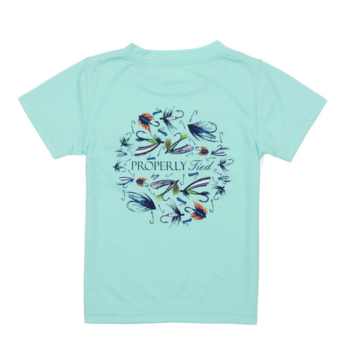 Properly Tied Boys Stay Fly Performance Tee