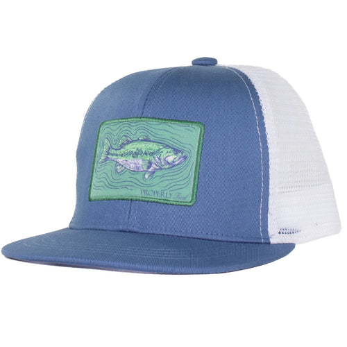 Properly Tied Boys Spotted Bass Trucker Hat