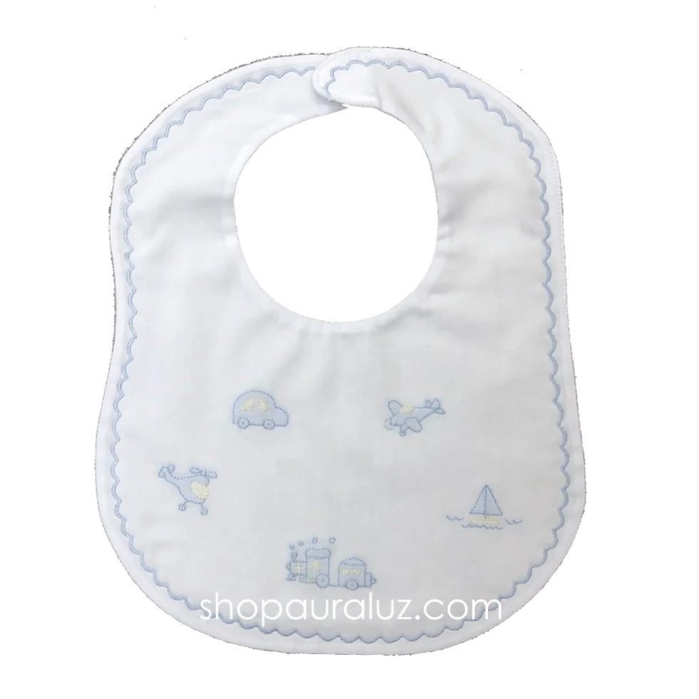 Auraluz Boys Shadow Stitching Transport Bib