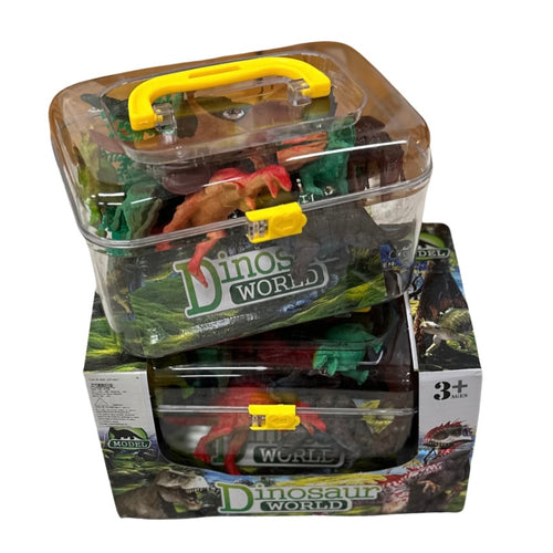 Mills Proper Clear Box Dino Toy Set