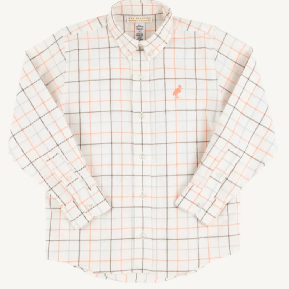 Beaufort Bonnet Dean's List Dress Shirt-Mantua Tattersall