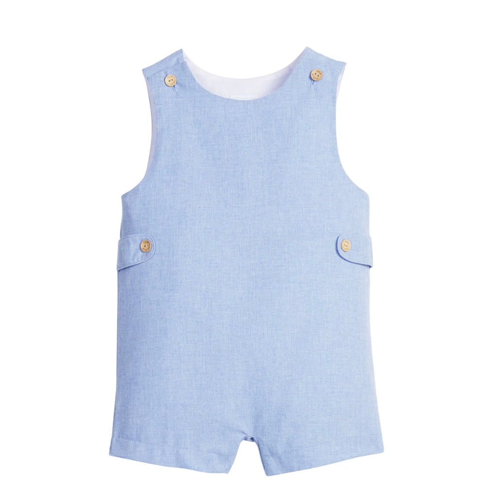 Little English Boys Vintage Button Tab Alaskan Flannel Jon Jon