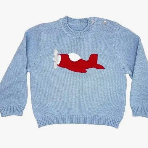 Zubel Boys Airplane Sweater