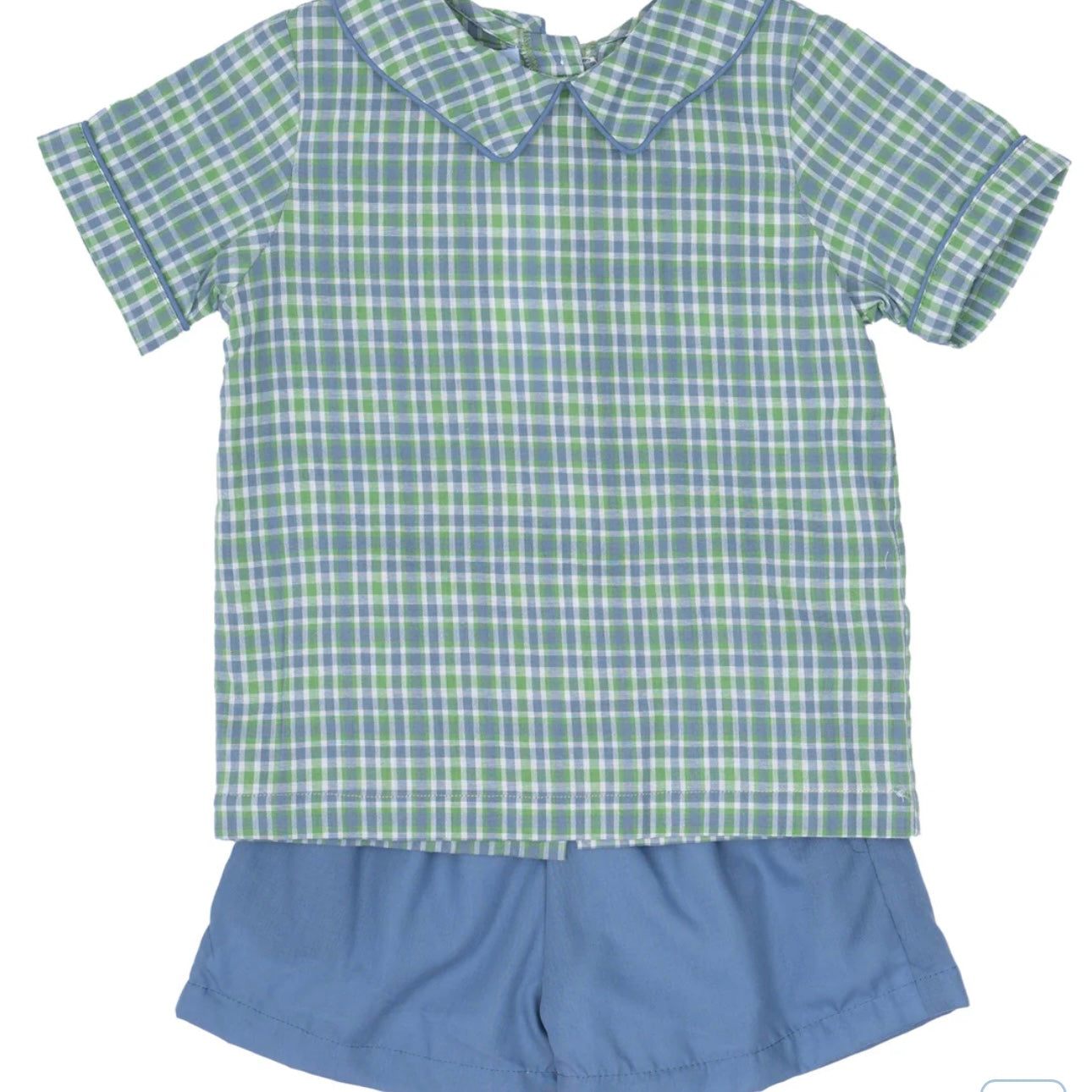The Oaks Bluegrass Plaid John Short Set