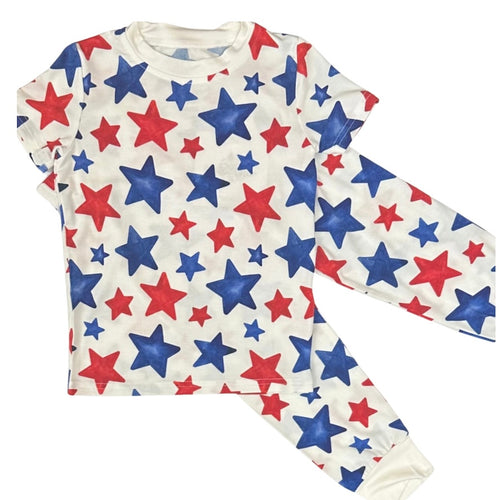 Belle Cher Red and Blue Star Pajama