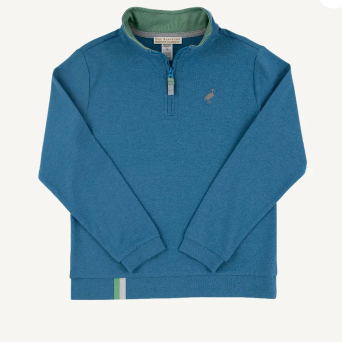 Beaufort Bonnet Boys Prepletic Hayword Half Zip-Barnsley Blue