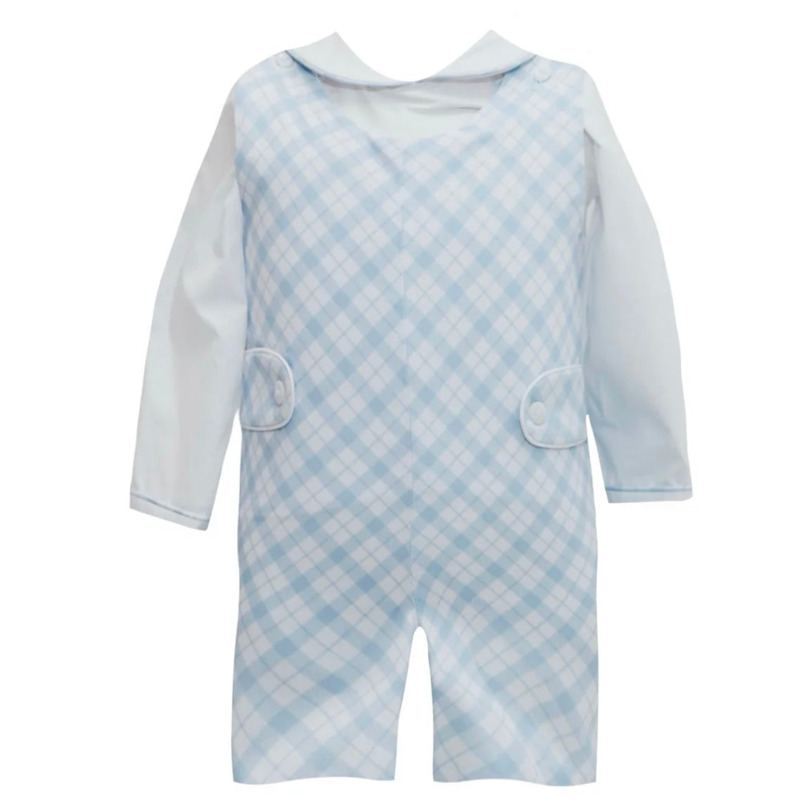 Krewe Boys Blue Plaid Jon Jon