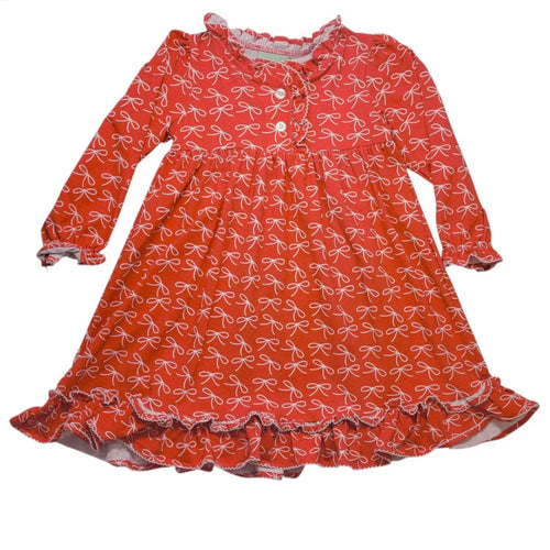 Sage & Lilly Christmas Morning Bows Dress