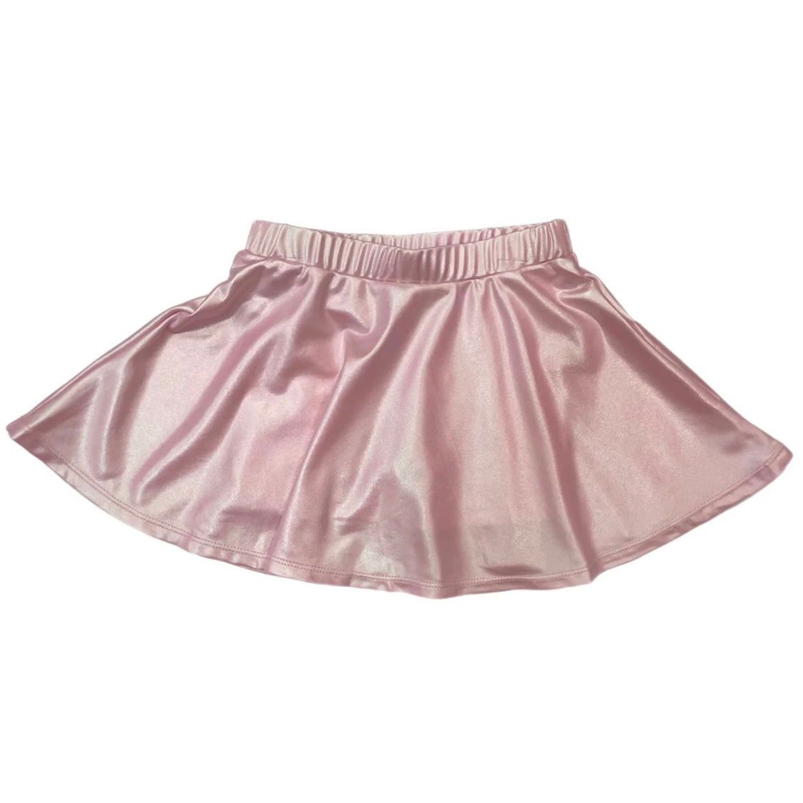 Lulu Bebe Girls Lavender Metallic Skirt