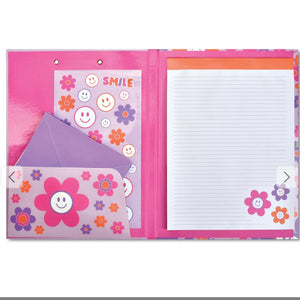 Iscream Groovy Smiles Clipbaord Set