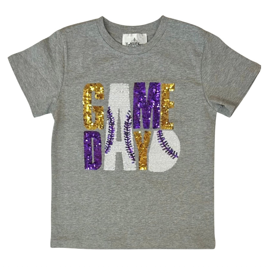 Belle Cher Girls Game Day Baseball Shirt