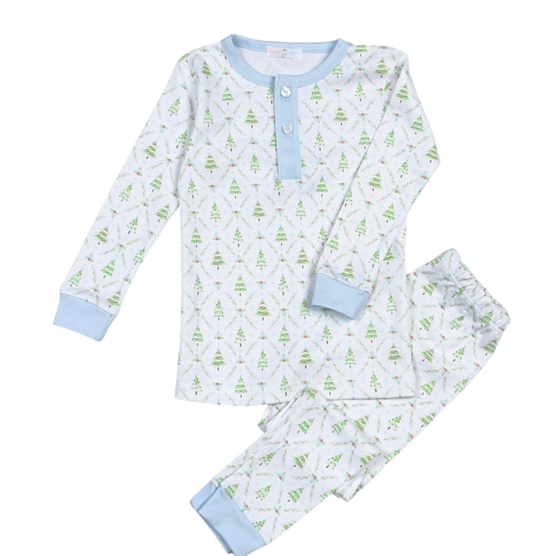 Baby Loren Boys Holly Night Two Piece Loungewear Set