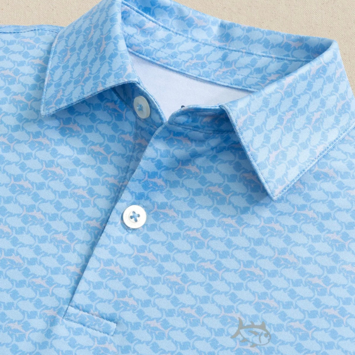 Southern Tide Boys Driver Skipping Jacks Performance Polo-Ocean Channel