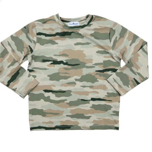 Bluequail Boys LS Classic Camo Performance Top