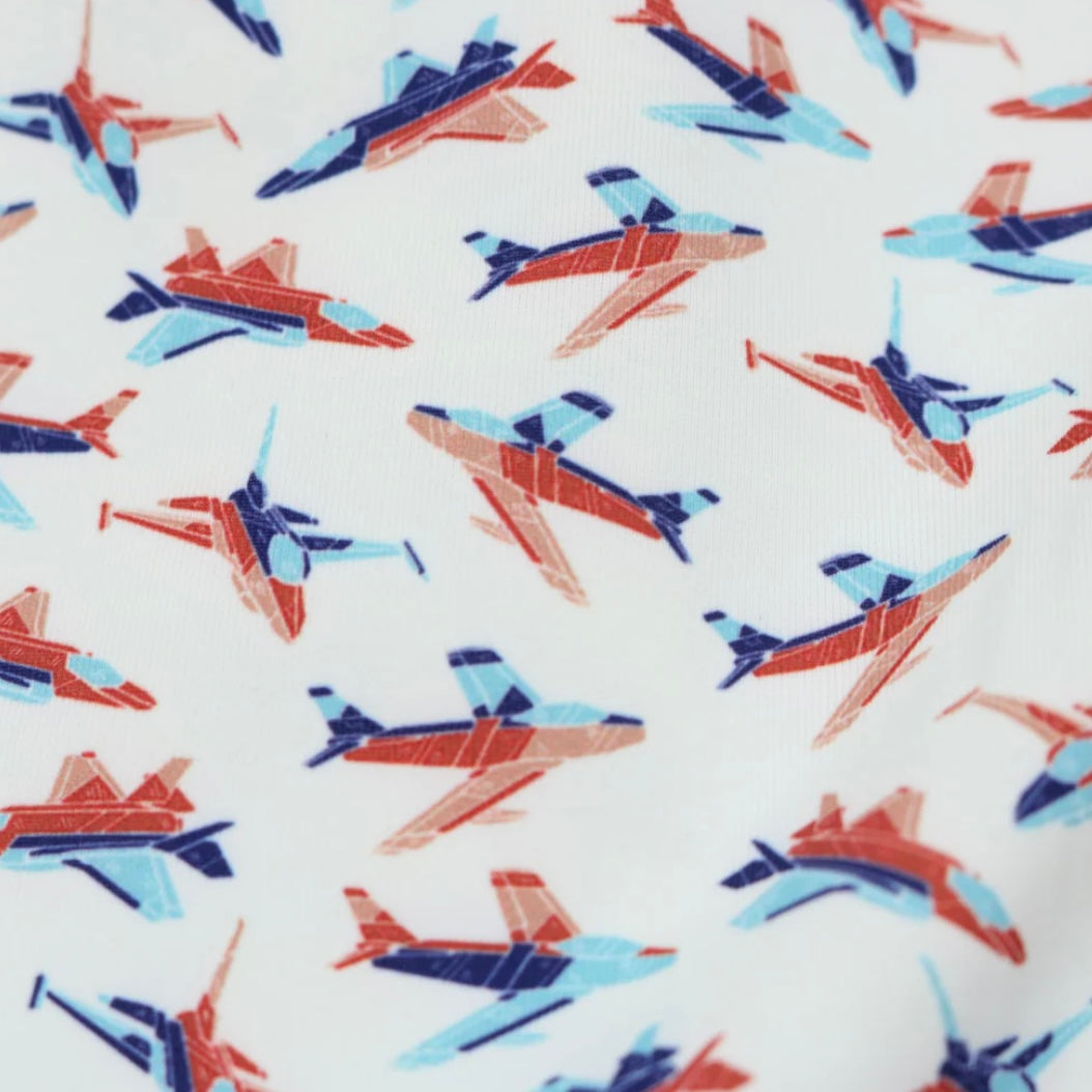 Bluequail Boys SS Jets Polo