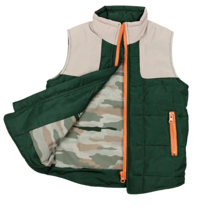 Bluequail Boys Classic Camo Vest