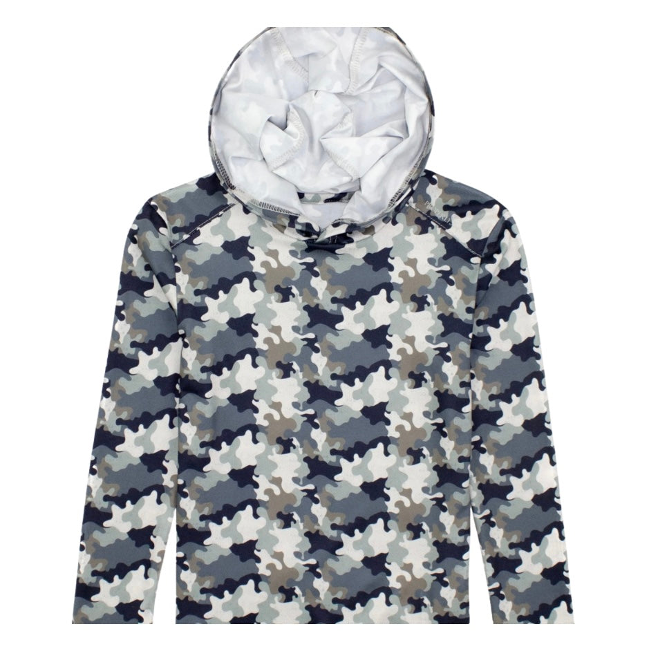 Properly Tied Boys Ravine Hoodie-Delta Backwater Camo