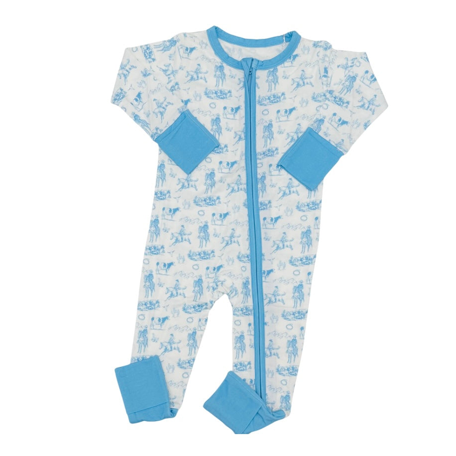 Weisinger Boys Western Romper