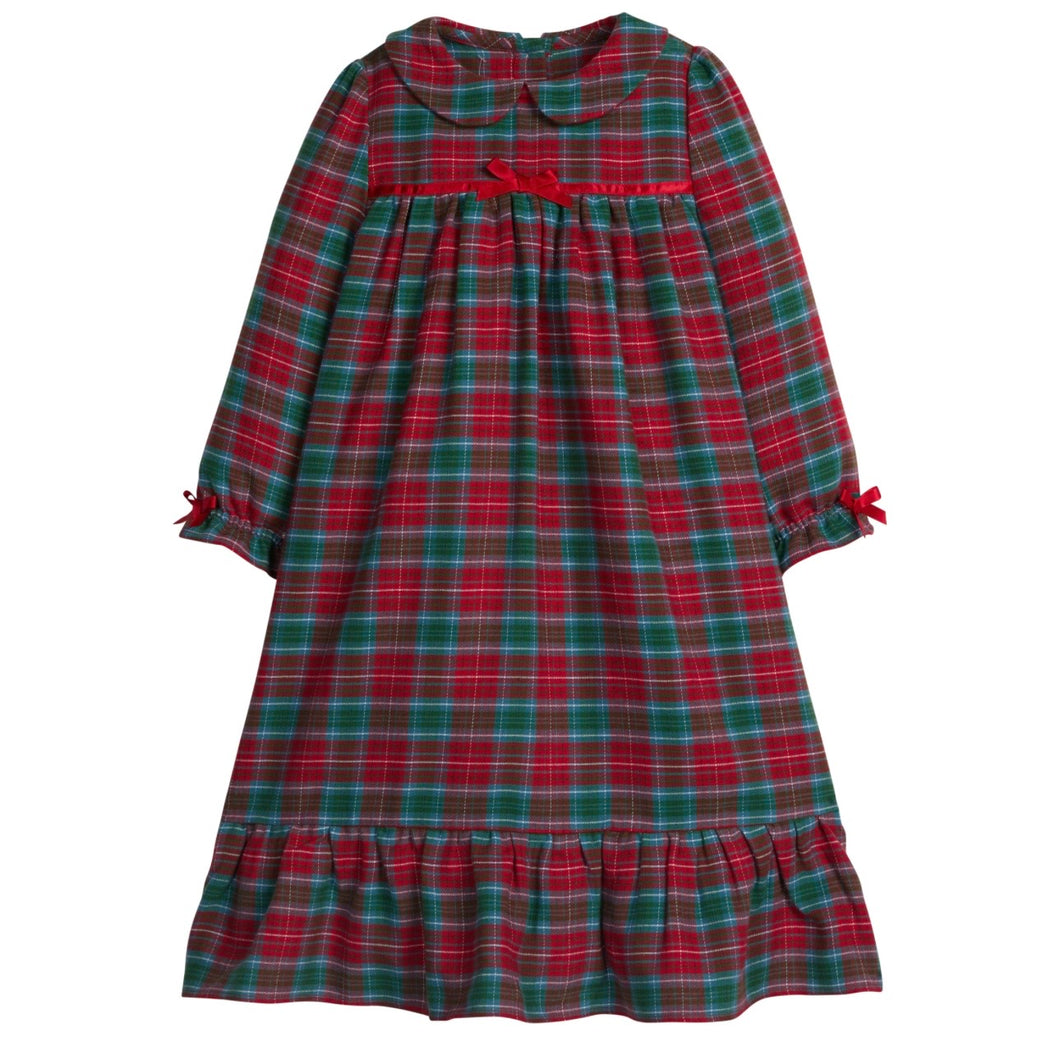 Little English Girls Highlands Tartan Classic Nightgown