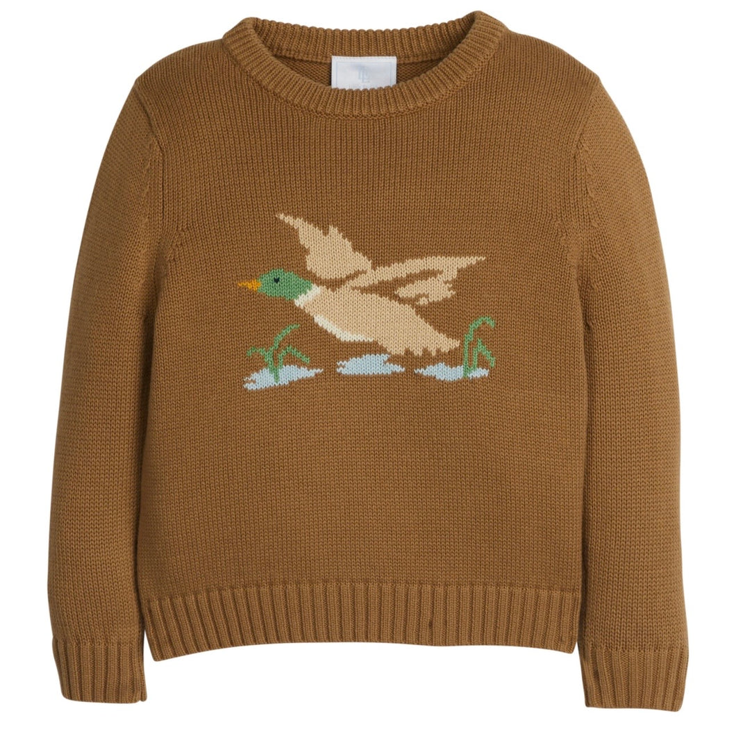 Little English Boys Flying Mallard Intarsia Sweater
