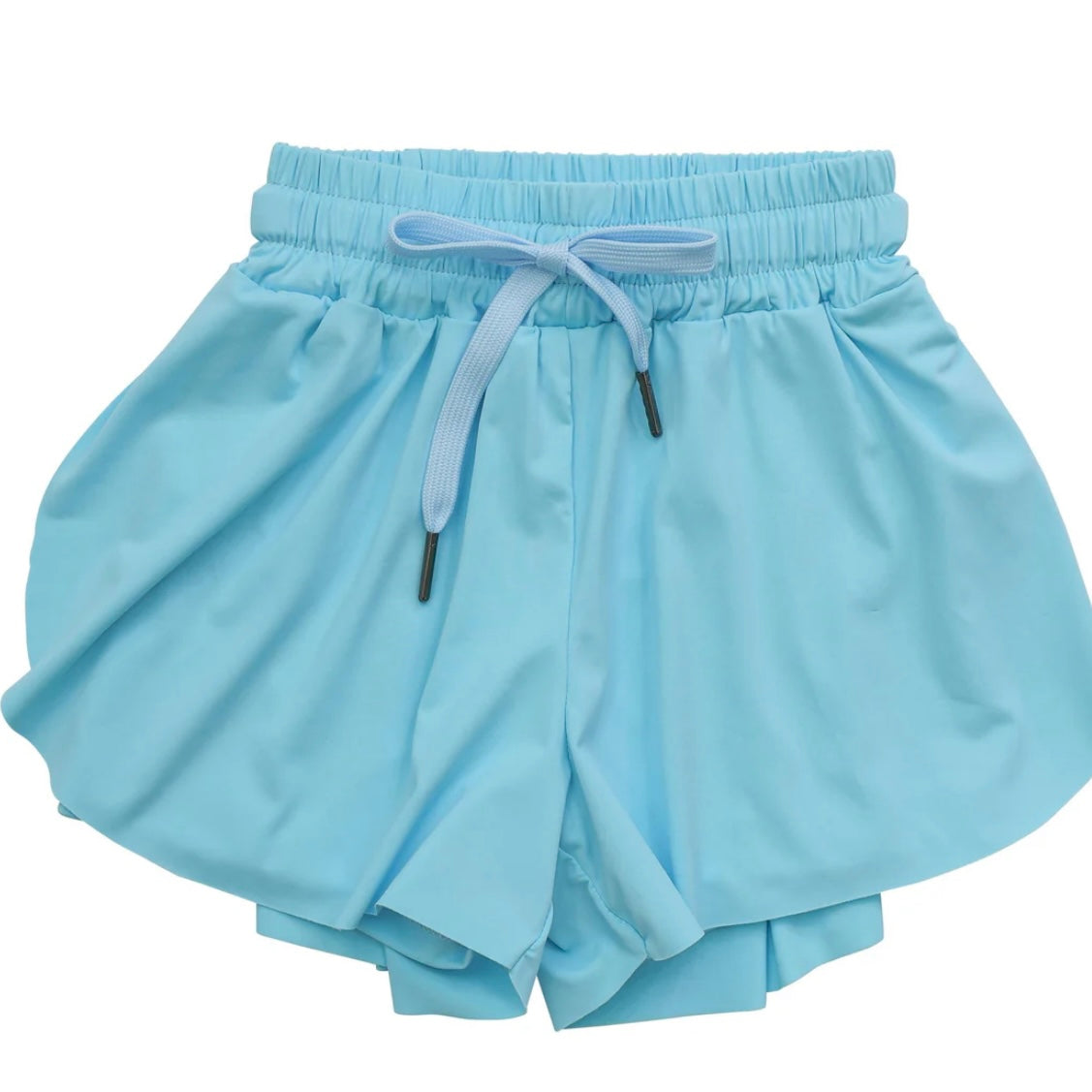 Belle Cher Girls Light Blue Butterfly Short