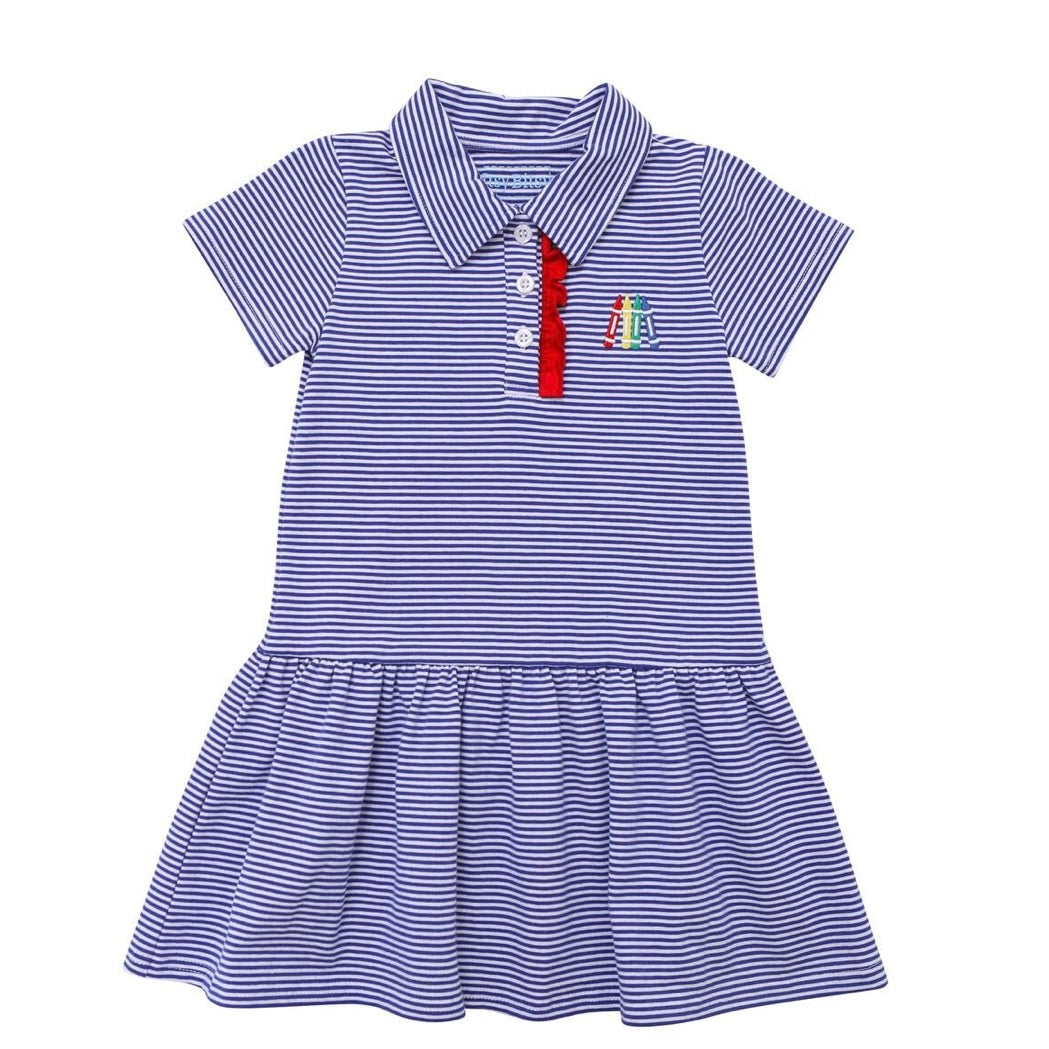 Itsy Bitsy Girls Crayon Polo Dress